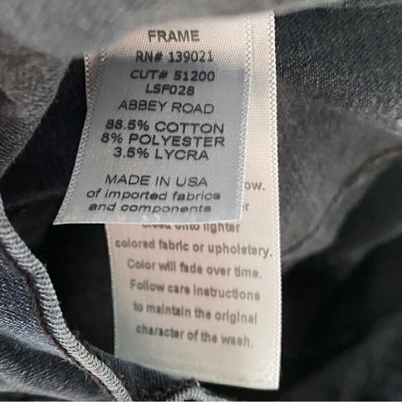 FRAME DENIM Le Skinny De Francoise Blue Jeans Women’s Size 27 - Picture 7 of 8